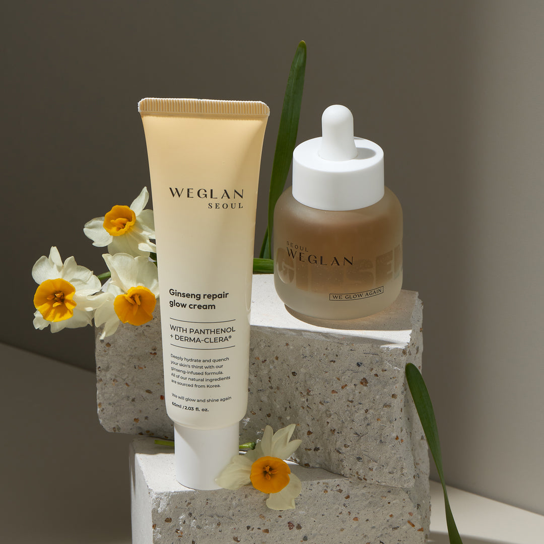 Jinseng Repair Quick Glow 3-piece Set (Toner, Ampoule, Cream)