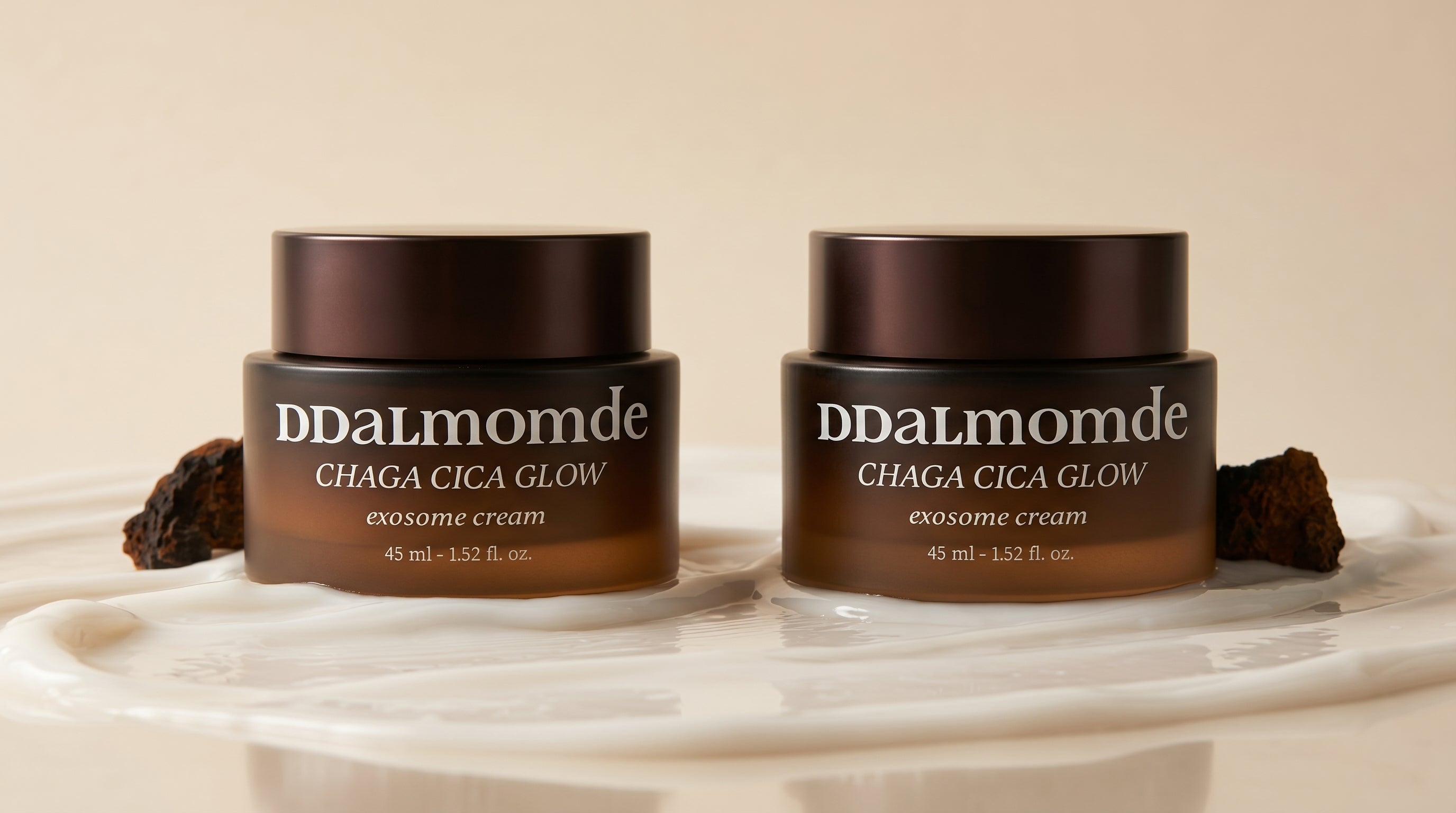 Ddalmomde Chaga Cica Glow Exosome Cream Duo Set